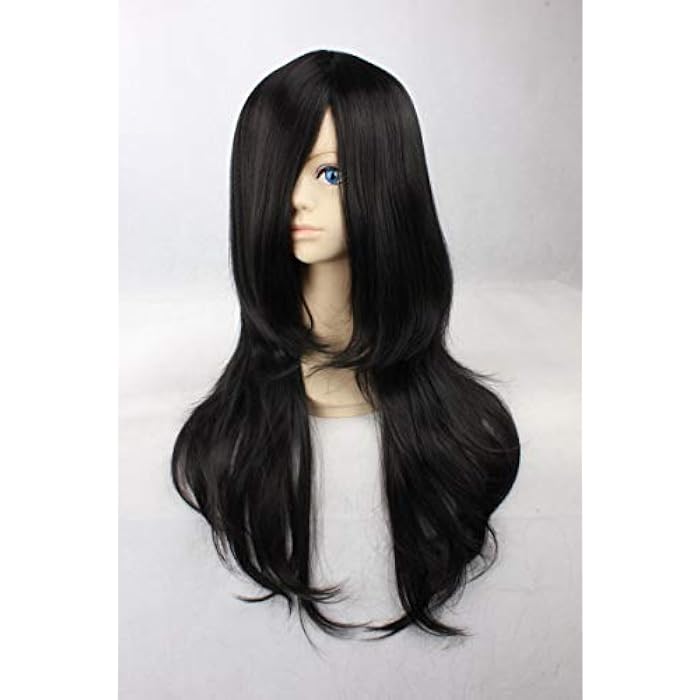 DILLARDS Fashion Japanese Manga Characters Long Straight Wigs Cosplay Black-035E - Image 3